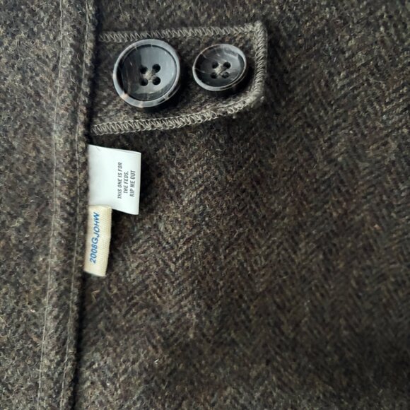 Taylor Stitch Olive Brown Wool Tweed Norfolk Hunting Jacket / Blazer - 42 Large - Picture 13 of 16